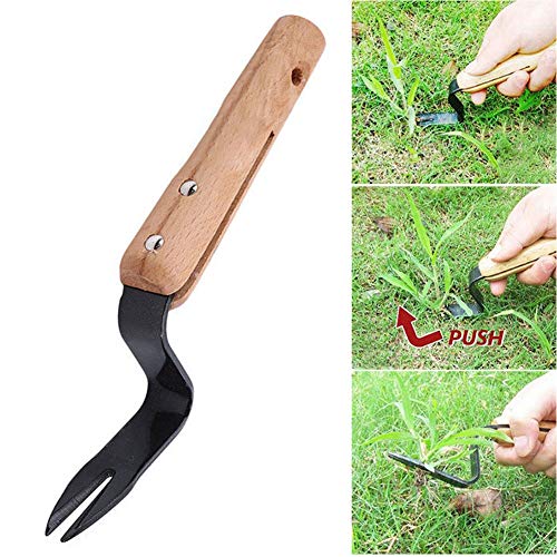 Garden Weeder Tool Lawn Sturdy Digging Puller Hand Weeding Effective Easy Apply Trimming Removal Grass puller Long Handle