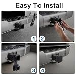 2" Trailer Hitch Cover [Reinforced Rubber Strap] Heavy Duty Rustproof Flat - Image 4