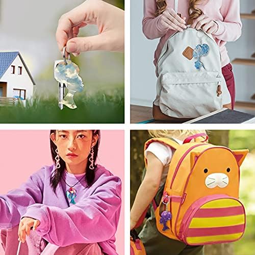 Miniatura 5 de DANZOO 4 paquetes de moldes de resina de silicona, llavero afro femenino moldes de resina, cabeza de mujer africana, moldes de fundición de epoxi