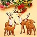 Christmas Deer Xmas Elk Plush Simulation Christmas Decorations Xmas Plush Elk Deer for Home Ornament Party Decoration