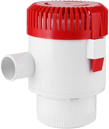 Miniatura 8 de Keenso Bomba de sentina sumergible profesional de 3500GPH 12V, bomba eléctrica resistente para yate de barco marino