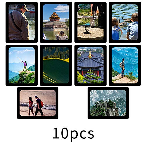 sooard Magnetic Photo Frames, 10 Pack Magnetic Picture Frame 4x6 inch for Refrigerator