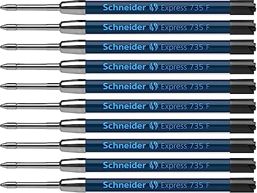 Schneider Express 735 F recharge internationale stylo bille encre noire x10