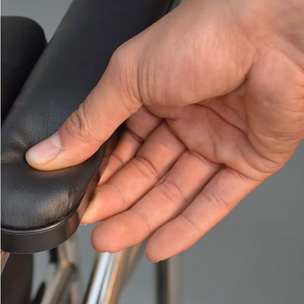 Składana Komoda/Krzesełko Pod Prysznic Składany Krzesło Commode Krzesło ze stali nierdzewnej Podróży Sedes WC ciężarówki Krzesło prysznicowe z oparciem i podłokietnikami dla osób starszych Krzesło alt