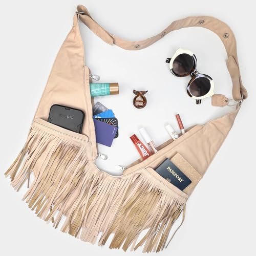 Image of SASH Crossbody Bag - Genuine or Faux Leather Purse for Women - Travel Sling Bag with FRID-Protected Wallet | Genuine