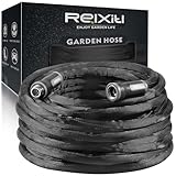 Non-Expanding Garden Hose 50FT – Flexible,...