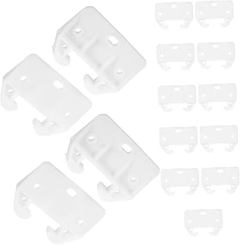 15pcs Large Plastic Drawer Stoppers Drawer Bottom Repair Kit for Cabinets Prevent Sliding Out Easy Installation Smooth Surface