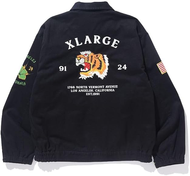 Amazon | [エクストララージ] ジャケット TIGER EMBROIDERY VIETNAM 