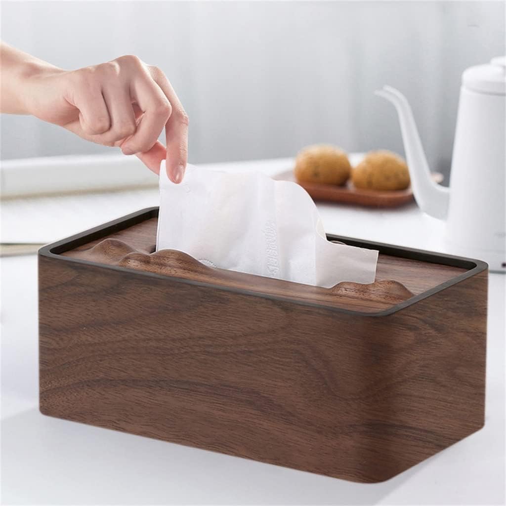 Desktop Tissue Box Home Coffee Table Drawing Paper Box Decoration Home Decoration Living Room Office (Color : A Size : 22 * 12.5 * 9cm) (A 22 * 12.5 * 9cm) image 3