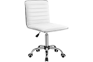 Furmax White Computer Chair for Upscale Office or Home