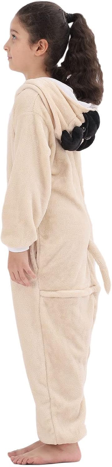 Condition photo showing New/Like New for WAFUNNE Animal Onesie Costume for Kids Child Boys Girls Womens Mens Cosplay Halloween Dog Shar Pei S(for height=4'6"-4'10")