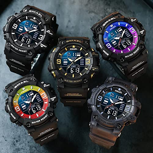 Image of Gosasa Men's Watches Multi Function Military S-Shock Sports Watch LED Digital Waterproof Alarm Watches
