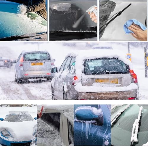 Tasunte De - Icer for Car Windshield Defroster, 3PCS Window Snow Spray, Deicing Spray, De-Icer Spray, Ice Remover Melting Spray Winter Car Essentials, Fast Ice & Snow Melting Spray 60ml - Thumbnail 6