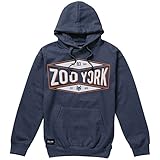 Offizielles Zoo-York-Produkt. Zoo York Herren CONCAVE Kapuzenpullover, Heather Denim Blue, X-Large