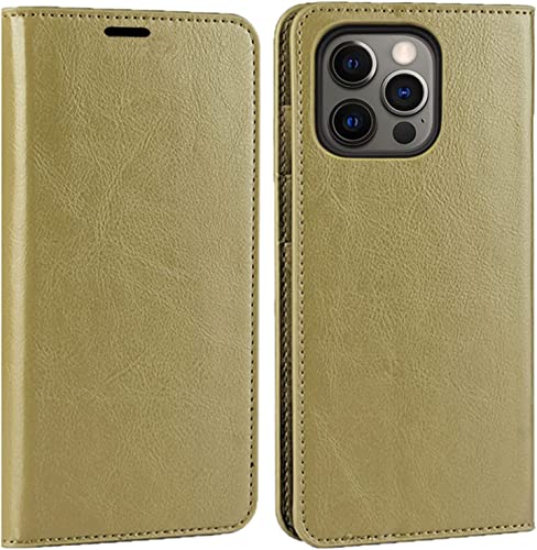 Étui rabat en cuir véritable iPhone 14 Pro porte-carte pour sorties et bureau