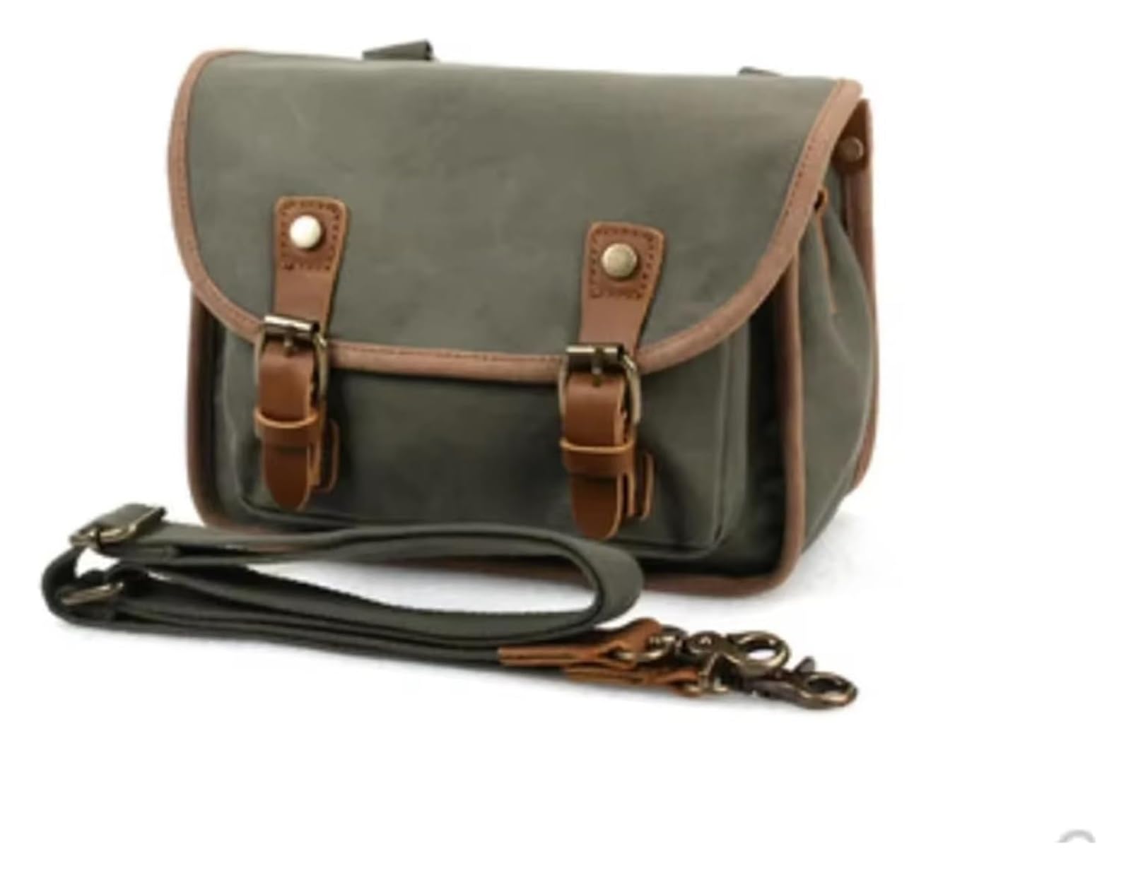 Für Beast Side Vintage Motorrad Toolkit Hinten Schwanz Gepäck Crossbody Hängen Tasche multifunktional motorradgepäck(Army Green)