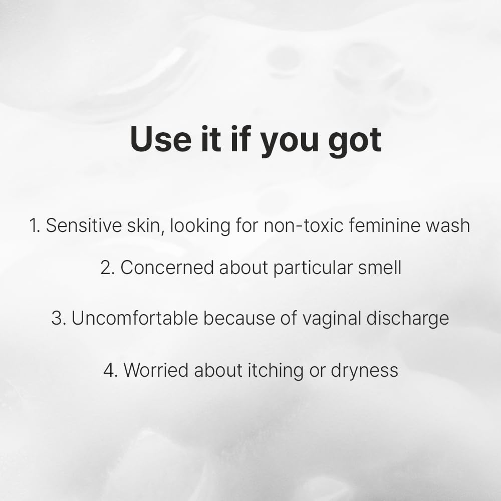 nudir pH Balancing Feminine Wash – Gentle Foaming Cleanser with Salvia Essential Oil | Mildly Acidic, Vegan, EWG Green Formula for Daily Care – 220g