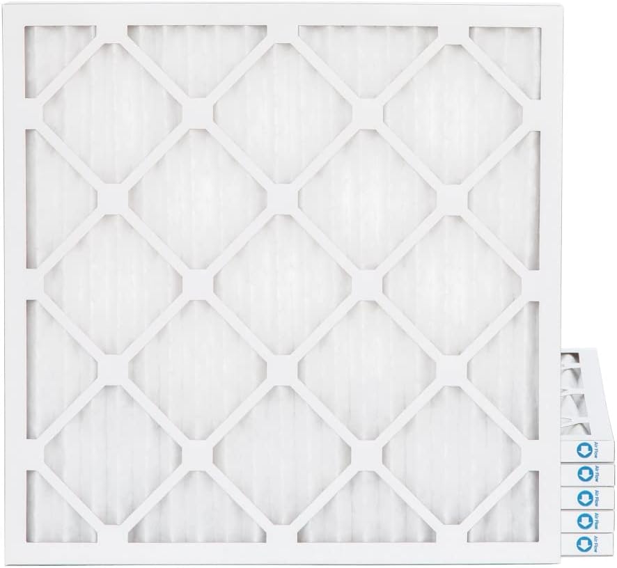 Pamlico Air 22x22x1 MERV 8 Pleated HVAC AC Furnace Air Filters. 6 Pack. (Exact Size: 21.75 x 21.75 x 0.75 Inches)