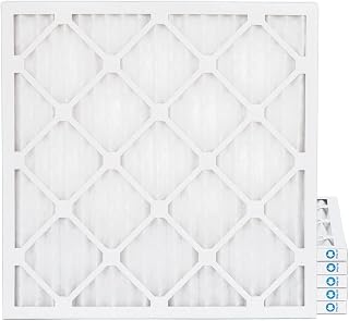 18x20x1 MERV 8 Pleated HVAC AC Furnace 1'' Air Filters by Pamlico. 6 Pack. Actual Size: 17-1/2 x 19-1/2 x 3/4, White