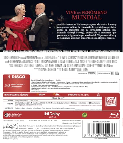 El Diablo Viste de Prada 2 en Blu-ray con audio castellano y alta definición para coleccionistas 3