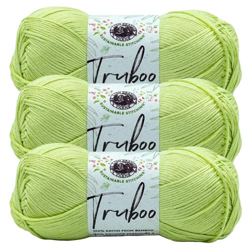 Image of (3 Pack) Lion Brand Yarn Truboo Yarn, Celery