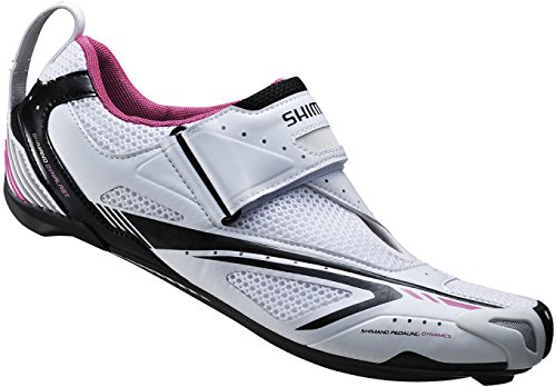 SHIMANO E-SHWT6037 SH-WT60 - Scarpe da Ciclismo da Adulto, Taglia 37 SPD-SL, Chiusura in Velcro 36 EU Multicolore
