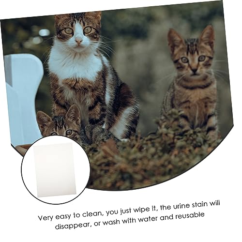 VANZACK Caixa 3Pcs Protetor transparente contra respingos caixa areia para gatos Resistente a respin
