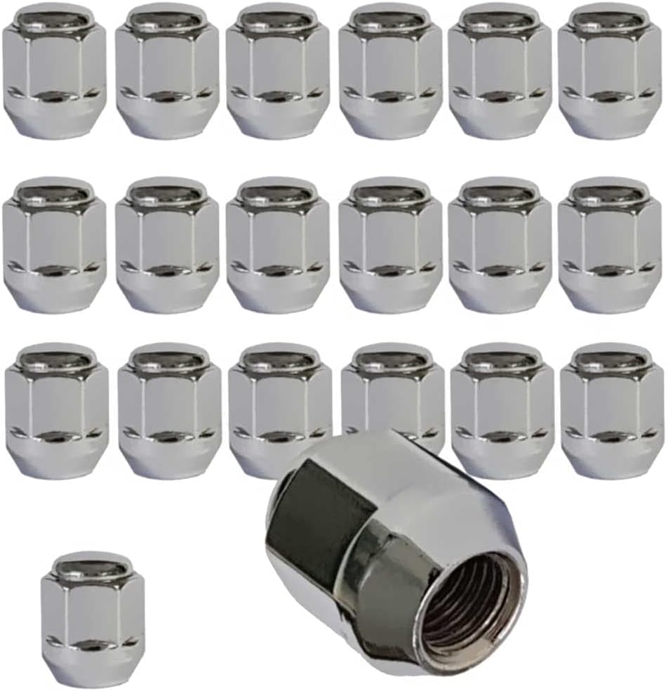 Lot De 10 écrous De Roue M12x1.5 - Compatibles Honda, Accord, Civic, CR-V - Acier Carbone Chromé