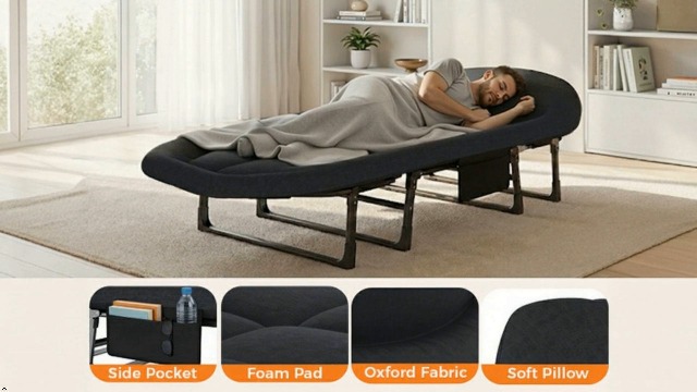 Amazon.com: NEWBULIG Foldable Camping Cot for Adults, Sleeping