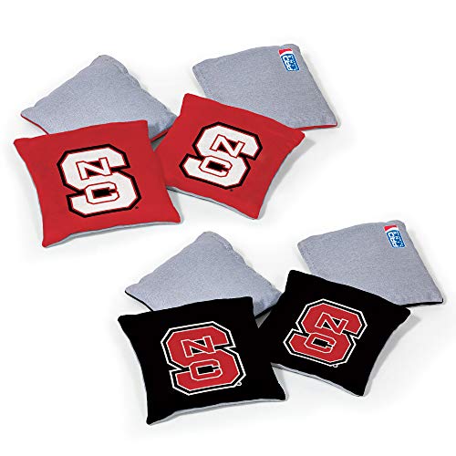 Image of NCAA College Dual Sided Bean Bags by Wild Sports, 8 Count, Premium Toss Bags for Cornhole Set - Great for Tailgates, Outdoors, Backyard