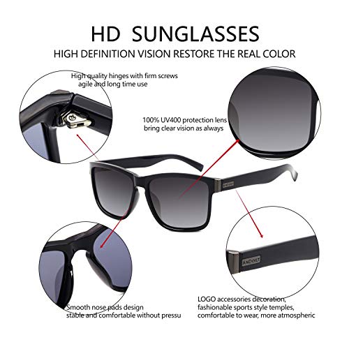 Image of ANDOILT Sport Polarized Square Sunglasses