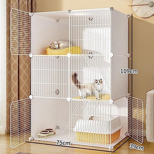 Enclos pour chat et petits animaux parc extérieur modulable bricolage - 4