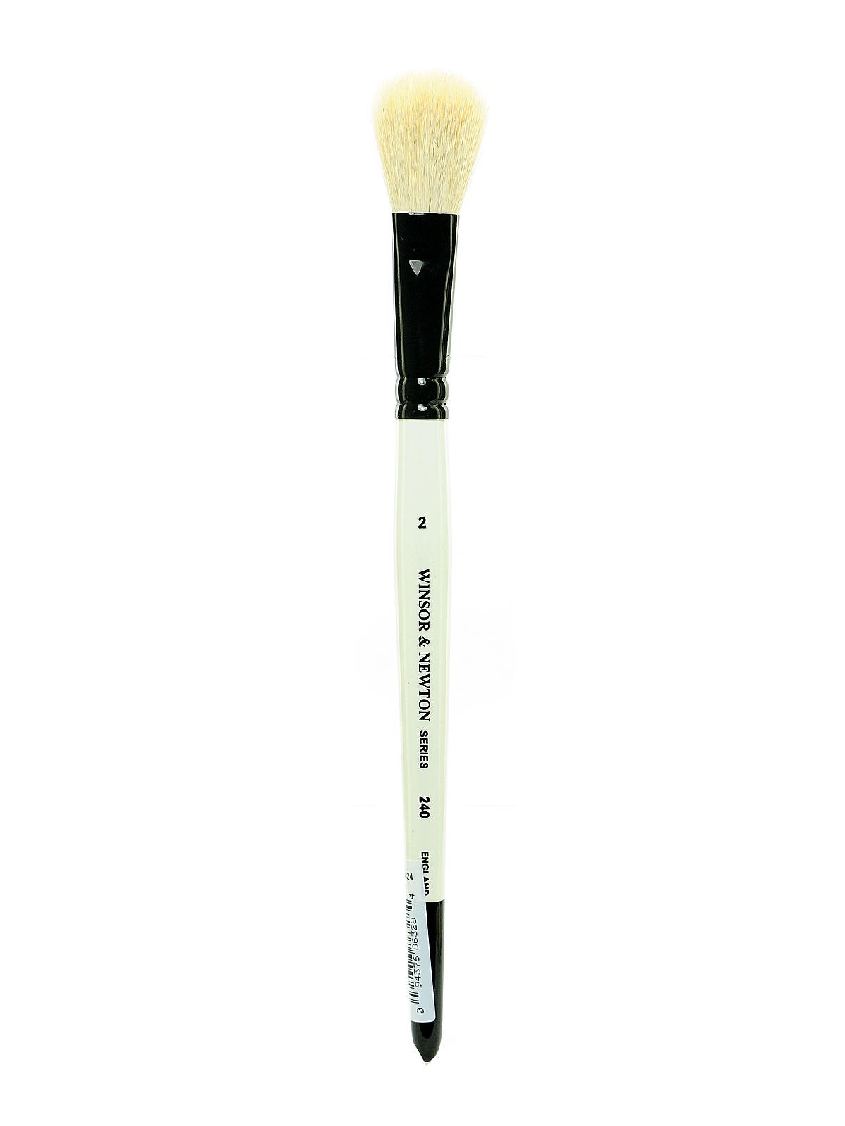 Winsor &amp; Newton Series 240 Goat Hair Short Wash #2 Handle Brush