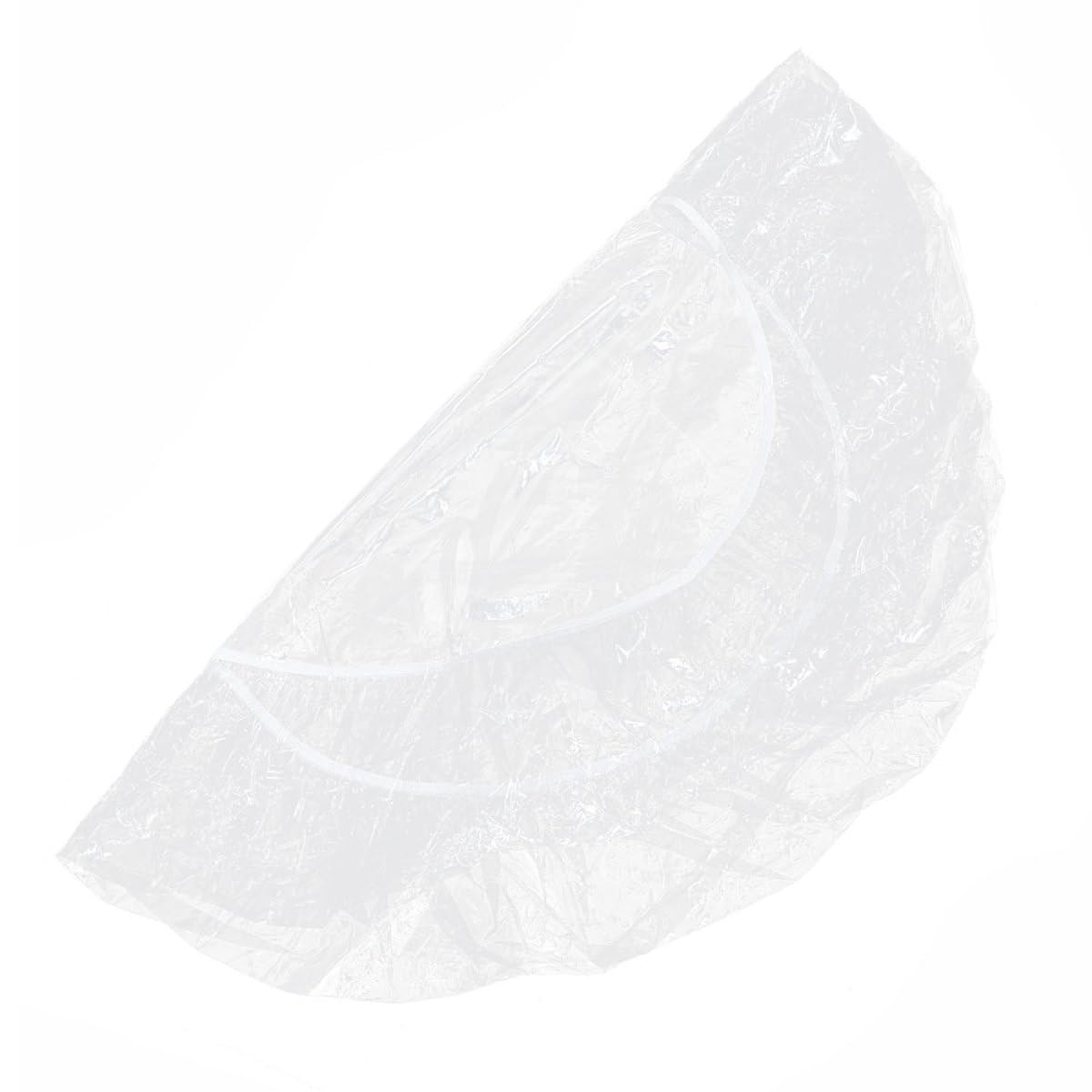 Nappe ronde PVC transparent 180 cm de protection table jardin camping
