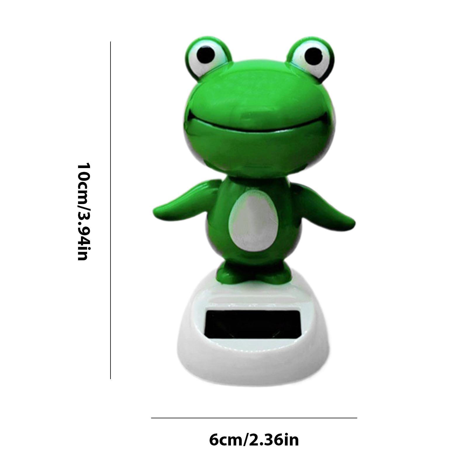 Amazon.com: Solar Dancing Frog Cute Green Frog Shaking Head