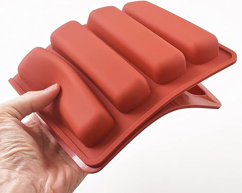 Miniatura 5 de Bandejas de silicona para cubitos de hielo, molde de mantequilla, palitos largos para cubitos de hielo para cócteles y bebidas frías, paquete de 2