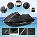 for Yamaha 2019-2025 FX Cruiser SVHO/FX Cruiser HO Jet Ski Cover Trailerable Cover with Waterproof Zipper 600D Oxford PU Waterproof UV Proof Jetski Waverunner Covers