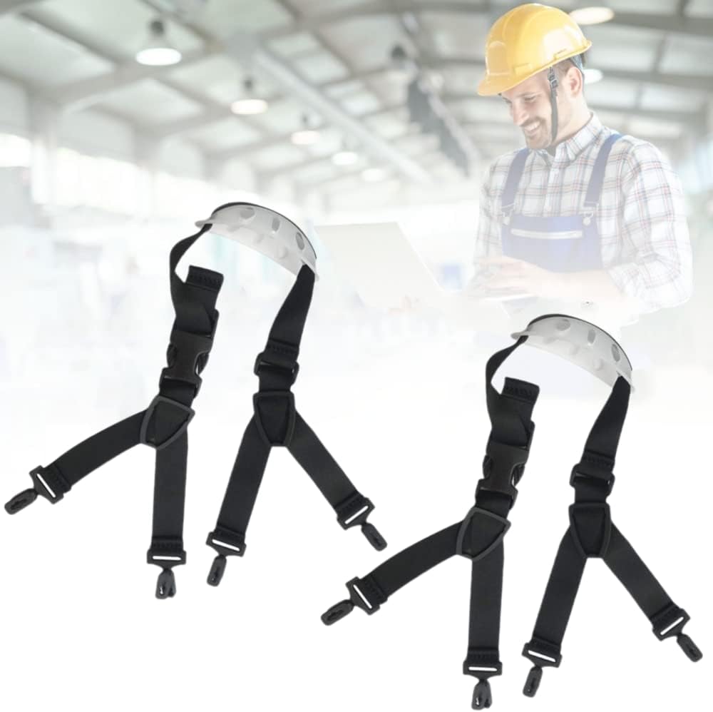 J U H U T O N G 2 piece Hard Hat Adjustable Strap Chin Strap Universal ...