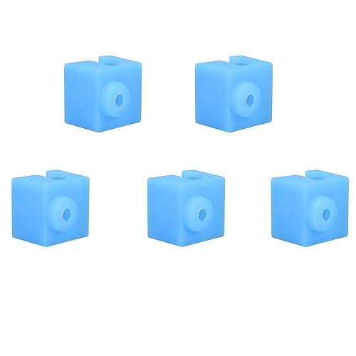 Miniatura 6 de 5 boquillas y calcetines de silicona para Anycubic Mega, Kobra, piezas de impresora 3D, 5 boquillas de latón de 0.016 in y calcetines de silicona