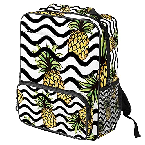 Sac de travail tendance pour ordinateur portable femme fille homme rayures fruits