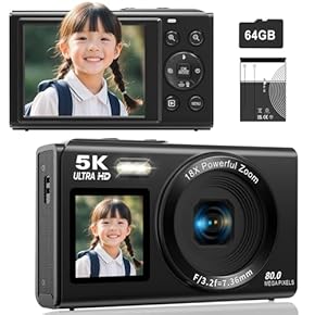 コンパクトデジタルカメラ ultraHD 4K ブラック Amazon | Keculboデジカメ4K 30FPS 44MP デジタルカメラ