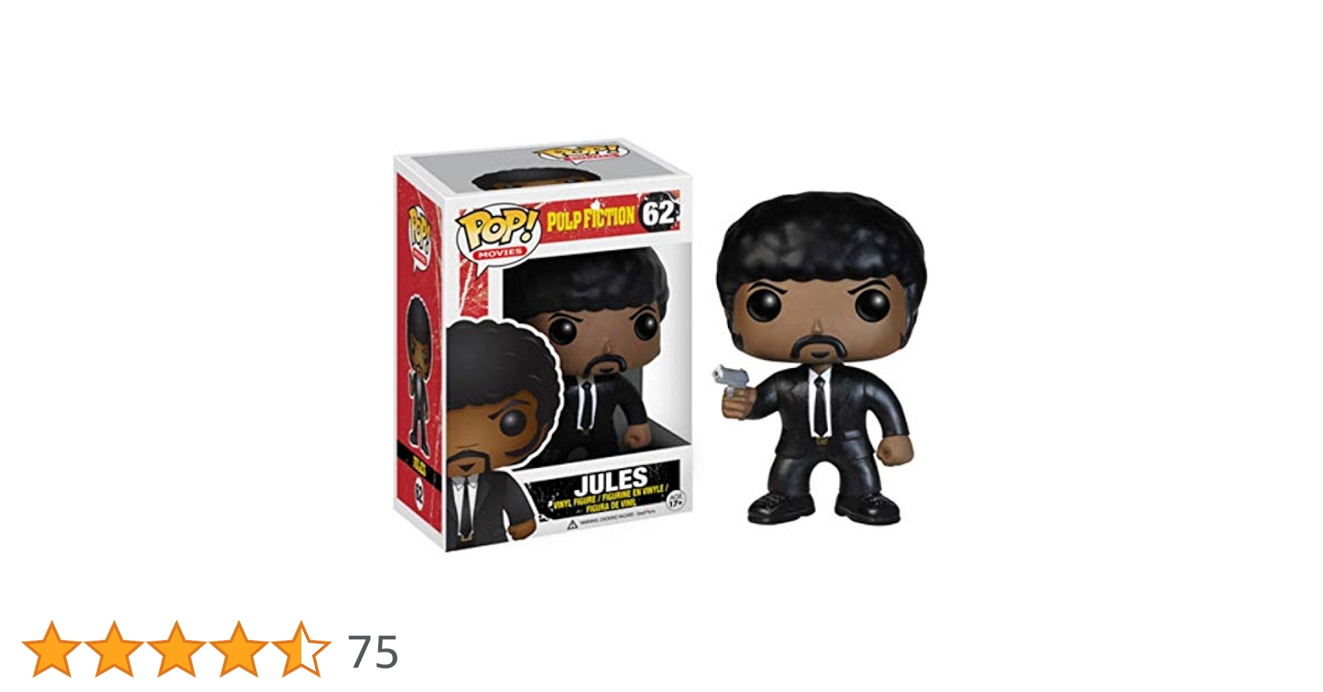 Funko POP Movies Pulp Fiction Jules Winnfield Vinyl Figure
