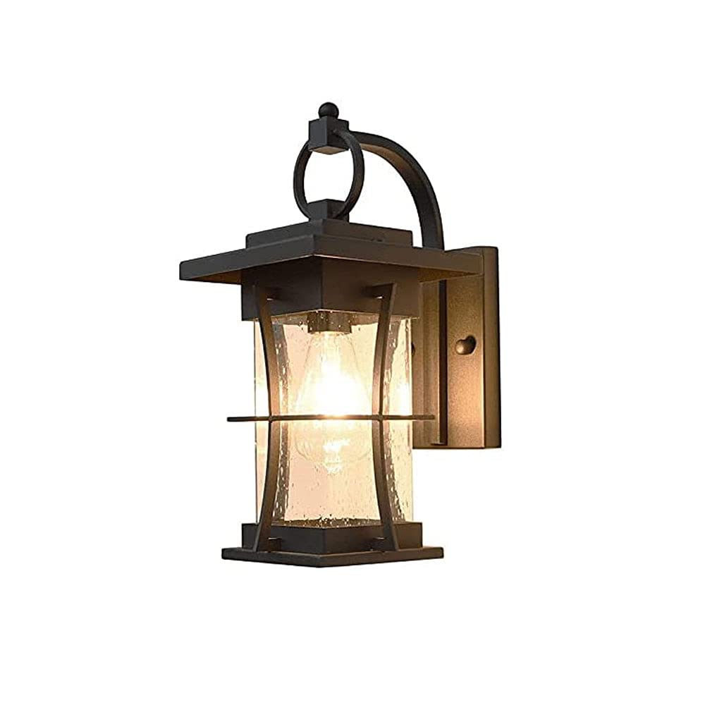 Luminaires d'éclairage extérieur étanche lanterne en verre applique murale jardin