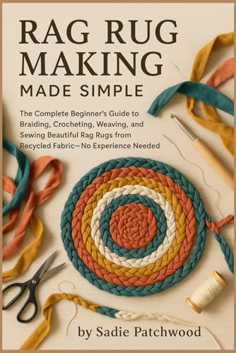 Rag Rug Making Made Simple: The Complete Beginner’s Guide to Braiding, Crocheting, Weaving, and Sewing Beautiful Rag Rugs from Recycled Fabric—No Experience Needed