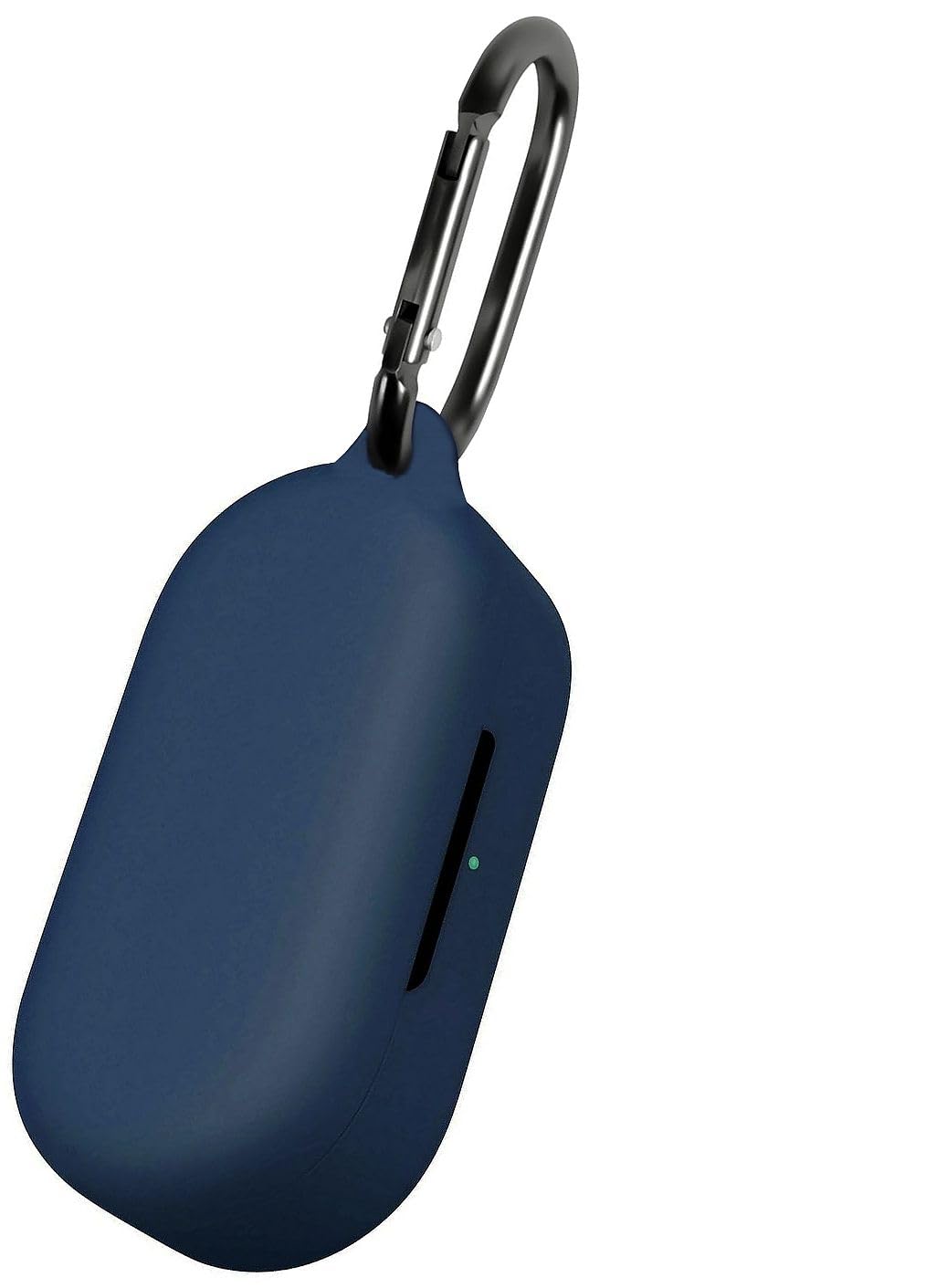 Geiomoo Silicone Carrying Case Compatible with TOZO T10, Portable Scratch Shock Resistant Cover with Carabiner (Navy Blue)