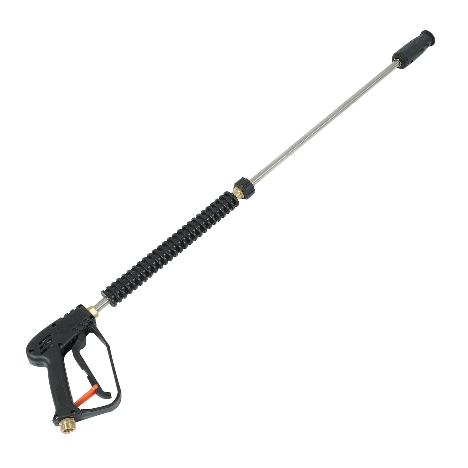 HEMOTON Buse de Nettoyeur Haute Pression Réglable en Abs et Acier Inoxydable pour Nettoyage Voiture et Terrasse, Accessoires Faciles à Utiliser pour Nettoyage Extérieur