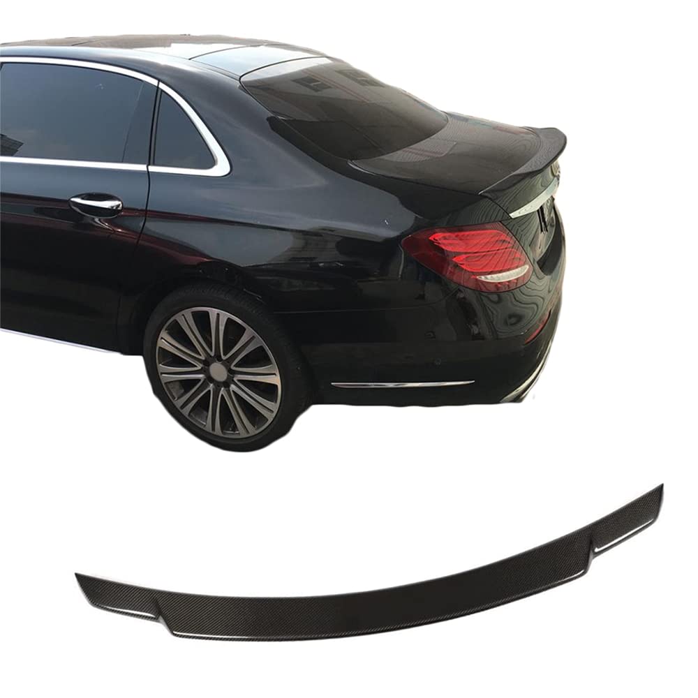 Voiture arrière Spoiler Spoiler Aile Fit for Mercedes-Benz E Classe W213 4 Porte 2016-2019 Spoiler arrière de la Voiture de démarrage de la Fibre de Carbone