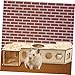 Happyyami Hamster Hideout Accessory Tunnel Toy Rats Animal Toys for Hamster Cage