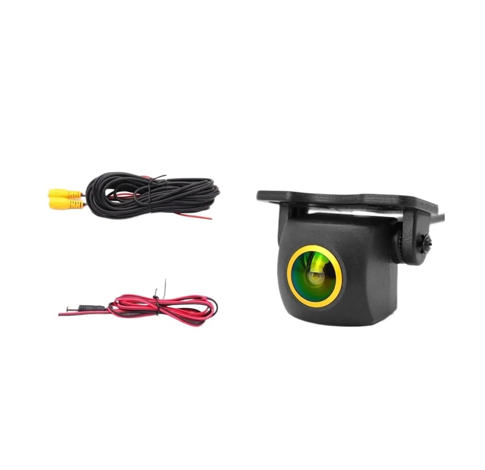 Kamery cofania Wielofunkcyjne przyciski samochodowa kamera cofania AHD 1080P 180 stopni obiektyw rybie oko noktowizor kamera cofania tylna kamera parkingowa (1080) (12 V/1080)