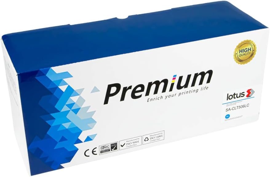 Cartucho de Toner Lotus Ciano Compatível Samsung CLT506 Testado 30 dias